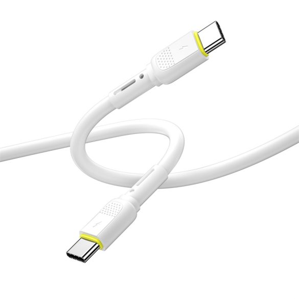 WIWU Wi-C034 Speed Type-C - Type-C kábel 60W 1.2m - fehér