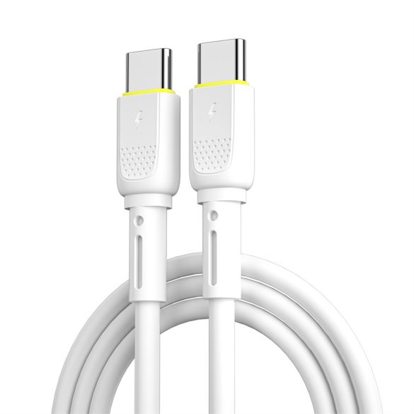 WIWU Wi-C034 Speed Type-C - Type-C kábel 60W 1.2m - fehér