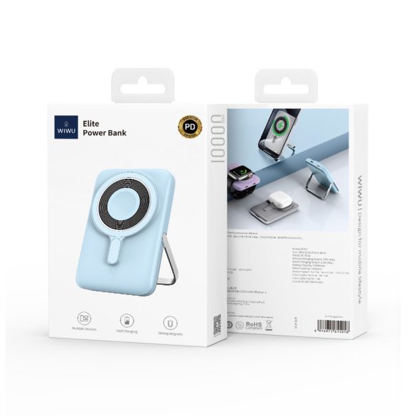 WIWU Wi-P018 Elite powerbank 10000mAh - szürke