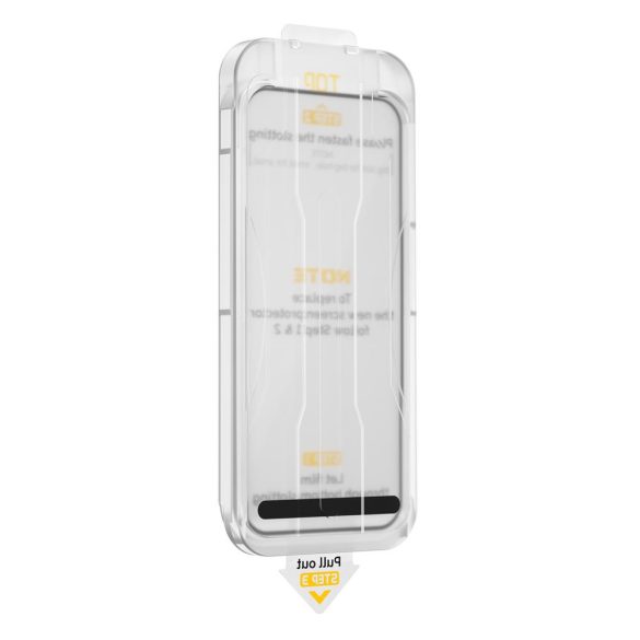 WIWU Wi-SQ008 9H edzett üveg felhelyezést segítő kerettel iPhone 16 Plus