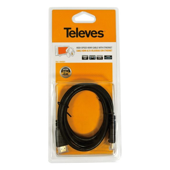 Televes HDMI-HDMI kábel 1,5m