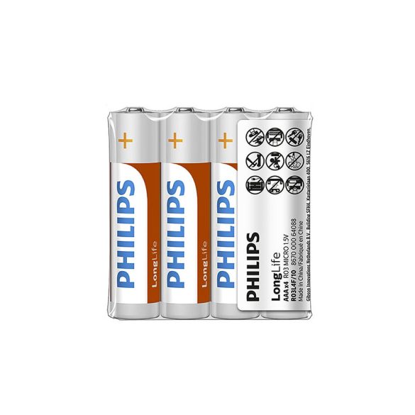 Philips Power alkáli elem AAA LR03 - 4db