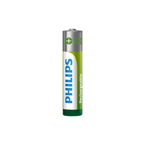 Philips nikkel-fémhidrid (NiMH) újratölthető elem AAA 1000mAh - 4db