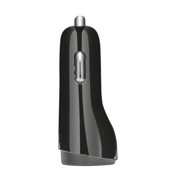 Trust autós töltő 1xUSB-A csatlakozással 18W QC 3.0 - fekete