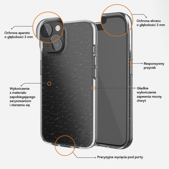 Ugly Rubber Vogue tok iPhone 7/8/SE 2020/SE 2022 - fekete