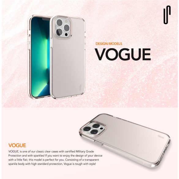 Ugly Rubber Vogue tok iPhone 7/8/SE 2020/SE 2022 - átlátszó