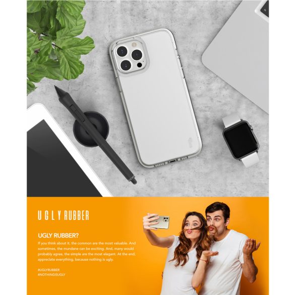 Ugly Rubber Pure tok iPhone 11 - átlátszó