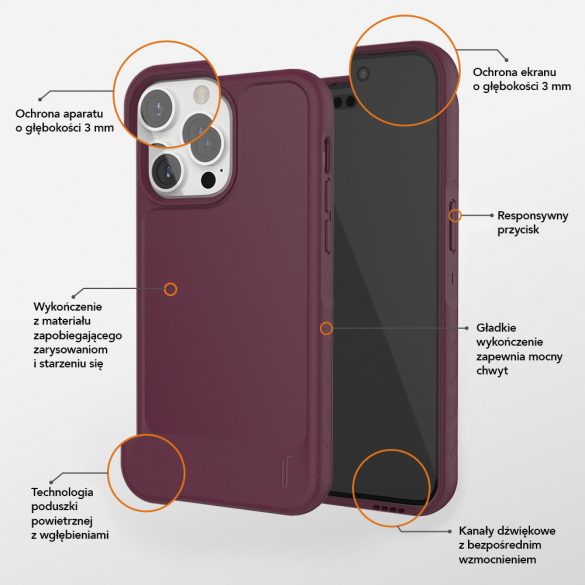 Ugly Rubber L tok iPhone 14 Pro Max - fekete