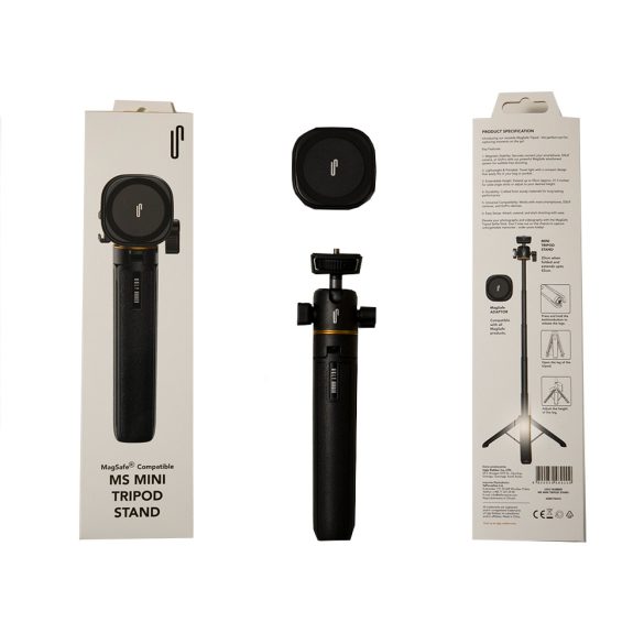 Ugly Rubber MS-MINI szelfi bot tripod 48cm - fekete