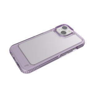 Ugly Rubber UMODEL tok iPhone 15 - átlátszó-lila