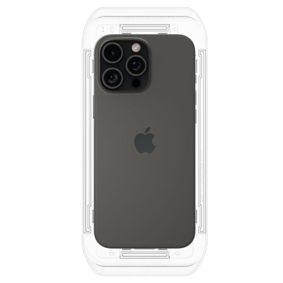 Spigen Glas.Tr ”Ez Fit” betekintésvédett edzett üveg iPhone 16 Pro - 2 db