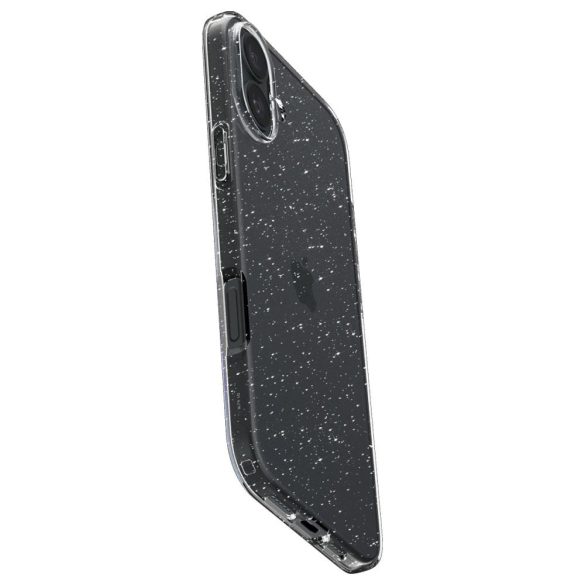 Spigen Liquid Crystal tok iPhone 16 - átlátszó csillogós