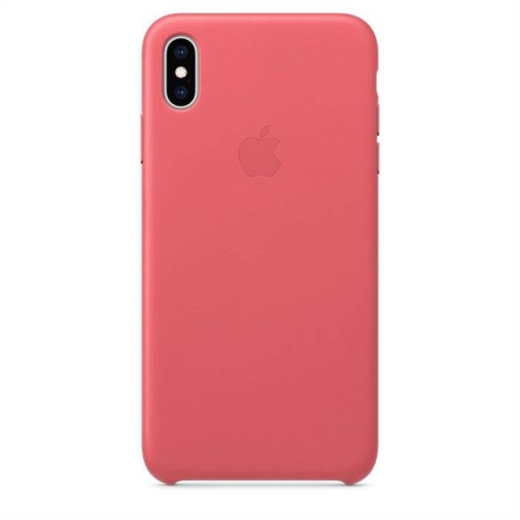 Apple iPhone XS Max MTEX2ZM/A Bőr Hátlap - Rózsaszín