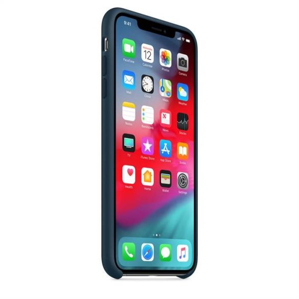 Apple iPhone XS Max MUJQ2ZM/A Liquid Silicon Hátlap - Sötétzöld