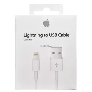 Apple MXLY2ZM/A 1M Lightning Blister Adatkábel - Fehér