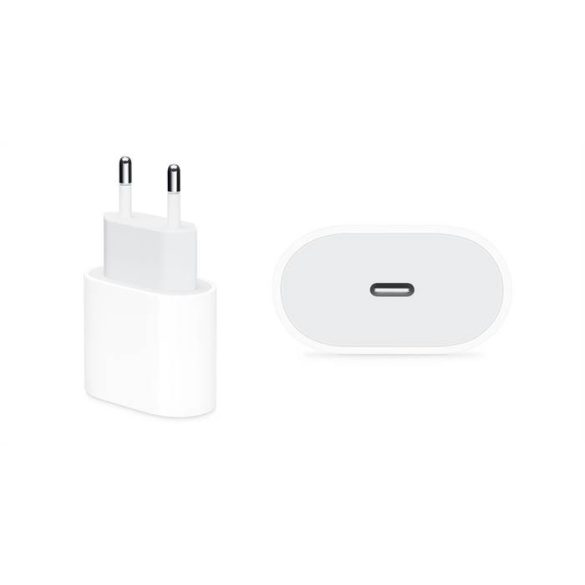 Apple MHJE3ZM/A PD 20W Hálózati Töltő Adapter - Fehér