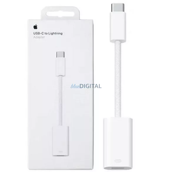 Apple MUQX3ZM/A Lightning/Type-C Adapter- Fehér