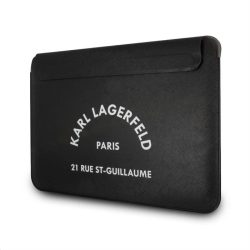   KARL LAGERFELD KLCS133RSGSFBK 13'' Notebook/Tablet Táska - Fekete