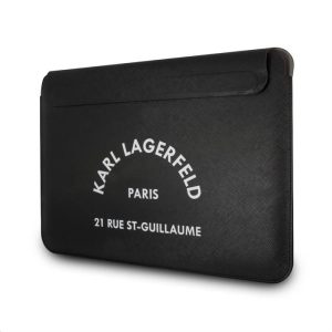 KARL LAGERFELD KLCS133RSGSFBK 13'' Notebook/Tablet Táska - Fekete