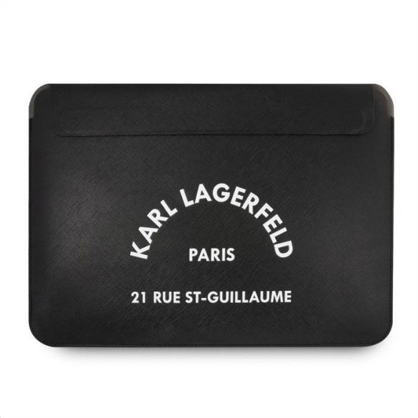 KARL LAGERFELD KLCS133RSGSFBK 13'' Notebook/Tablet Táska - Fekete