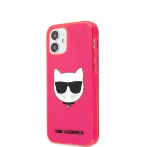 Apple iPhone 12 Mini KARL LAGERFELD KLHCP12SCHTRP TPU Hátlap - Rózsaszín