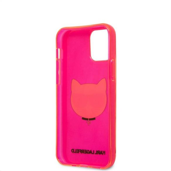 Apple iPhone 12 Mini KARL LAGERFELD KLHCP12SCHTRP TPU Hátlap - Rózsaszín