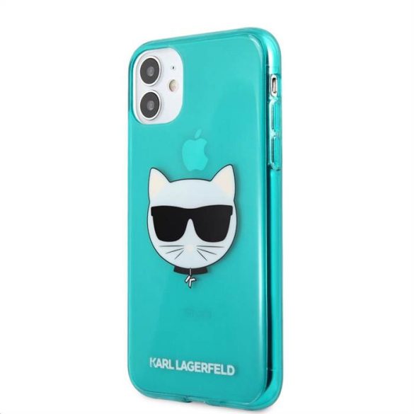 Apple iPhone 11 KARL LAGERFELD KLHCN61CHTRB TPU Hátlap - Kék