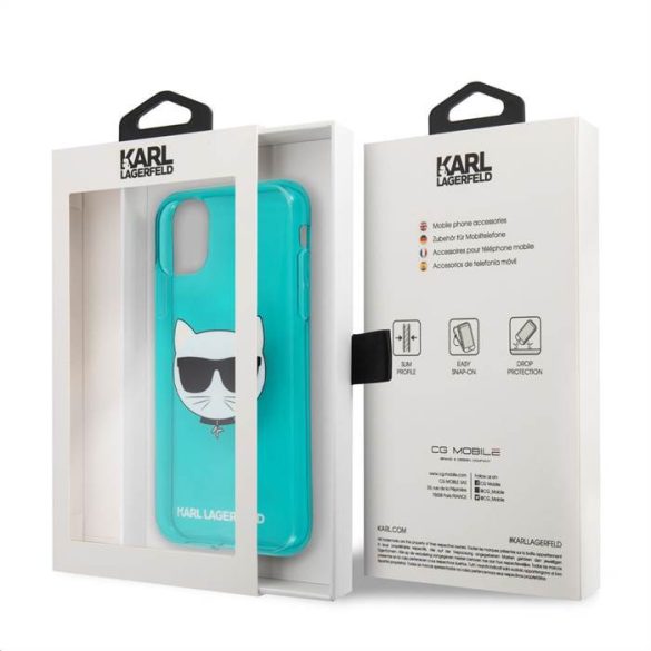 Apple iPhone 11 KARL LAGERFELD KLHCN61CHTRB TPU Hátlap - Kék