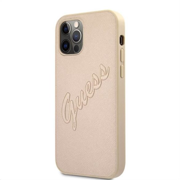 Apple iPhone 12/12 Pro GUESS GUHCP12MRSAVSLG Hátlap - Arany