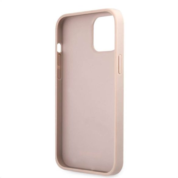 Apple iPhone 12/12 Pro GUESS GUHCP12M4GDPI Hátlap - Rózsaszín
