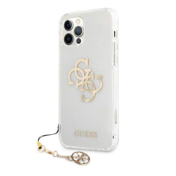 Apple iPhone 12/12 Pro GUESS GUHCP12MKS4GGO TPU Hátlap - Arany