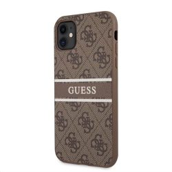 Apple iPhone 11 GUESS GUHCN614GDBR Hátlap - Barna