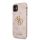 Apple iPhone 11 GUESS GUHCN614GMGPI Hátlap - Rózsaszín Apple iPhone 11 GUESS GUHCN614GMGPI Hátlap - Rózsaszín