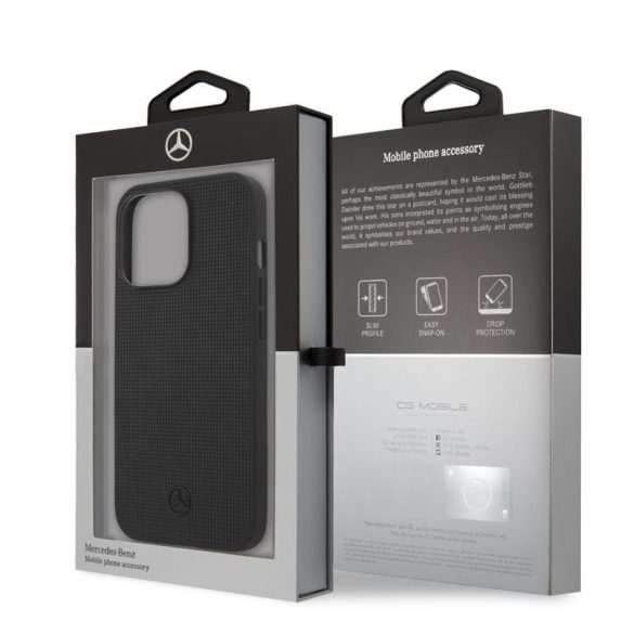 Apple iPhone 13 Pro Mercedes MEHCP13LMBLBK Hátlap - Fekete