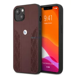 Apple iPhone 13 Mini BMW Bőr Hátlap - Bordó