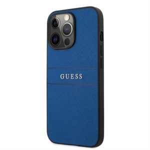Apple iPhone 13 Pro Max GUESS GUHCP13XPSASBBL Hátlap - Kék