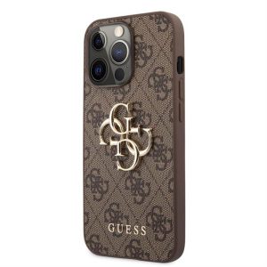 Apple iPhone 13 Pro GUESS GUHCP13L4GMGBR Hátlap - Barna