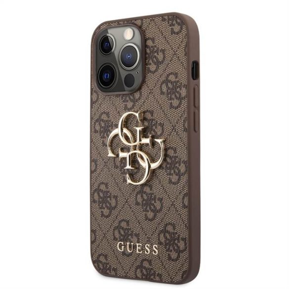 Apple iPhone 13 Pro GUESS GUHCP13L4GMGBR Hátlap - Barna