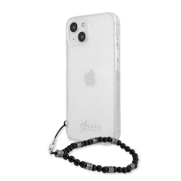 Apple iPhone 13 GUESS GUHCP13MKPSBK TPU Hátlap - Átlátszó