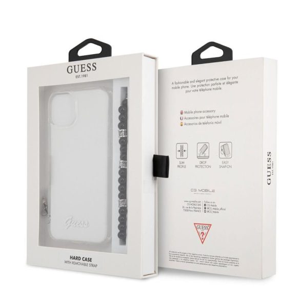 Apple iPhone 13 GUESS GUHCP13MKPSBK TPU Hátlap - Átlátszó