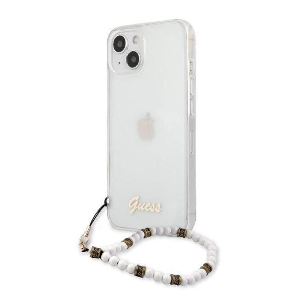 Apple iPhone 13 GUESS GUHCP13MKPSWH TPU Hátlap - Átlátszó