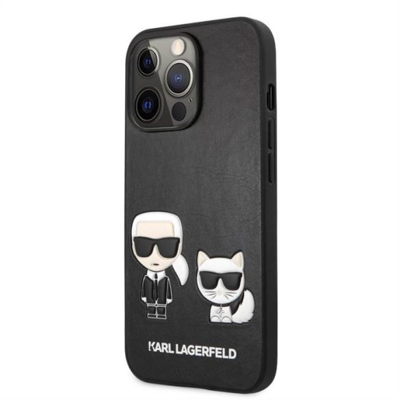 Apple iPhone 13 Pro KARL LAGERFELD KLHCP13LPCUSKCBK Hátlap - Fekete