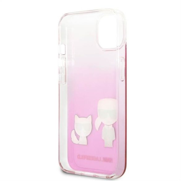 Apple iPhone 13 Mini KARL LAGERFELD KLHCP13SCKTRP TPU Hátlap - Rózsaszín