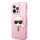 Apple iPhone 13 Pro Max KARL LAGERFELD KLHCP13XKHTUGLP Glitter Hátlap - Rózsaszín Apple iPhone 13 Pro Max KARL LAGERFELD KLHCP13XKHTUGLP Glitter Hátlap - Rózsaszín