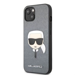 Apple iPhone 13 Pro KARL LAGERFELD KLHCP13LSAKHSL Hátlap - Ezüst