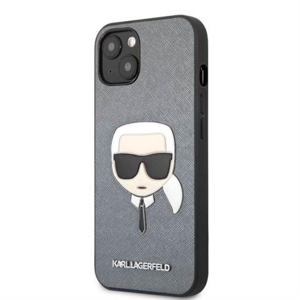 Apple iPhone 13 Pro KARL LAGERFELD KLHCP13LSAKHSL Hátlap - Ezüst