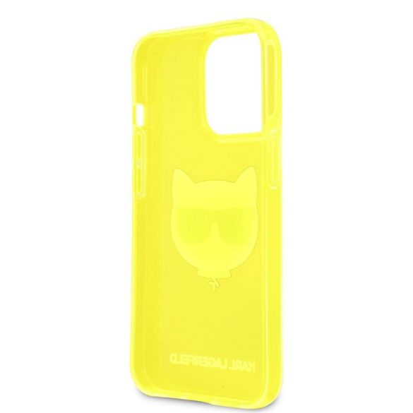 Apple iPhone 13 Pro Max KARL LAGERFELD KLHCP13XCHTRY Hátlap - Sárga