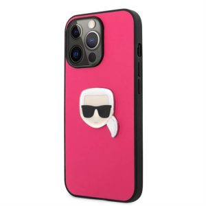 Apple iPhone 13 Pro KARL LAGERFELD KLHCP13LPKMP Hátlap - Rózsaszín