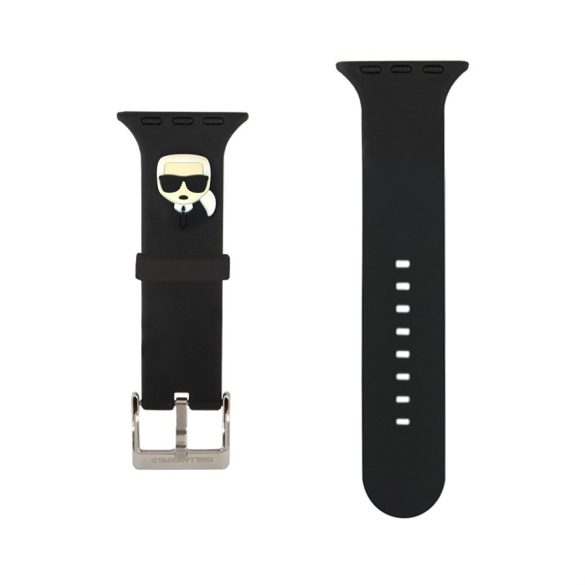 Apple iWatch Karl Lagerfeld KLAWMSLKK 38/40mm óraszíj - Fekete