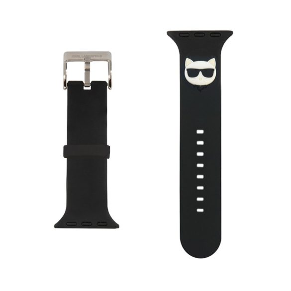 Apple iWatch Karl Lagerfeld KLAWMSLCK 38/40mm óraszíj - Fekete